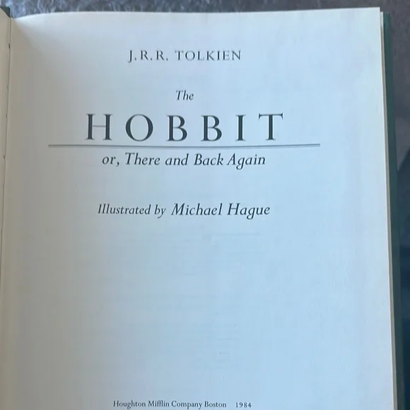The Hobbit Illustrated Edition by J.R.R. Tolkien - Picture 2 of 7